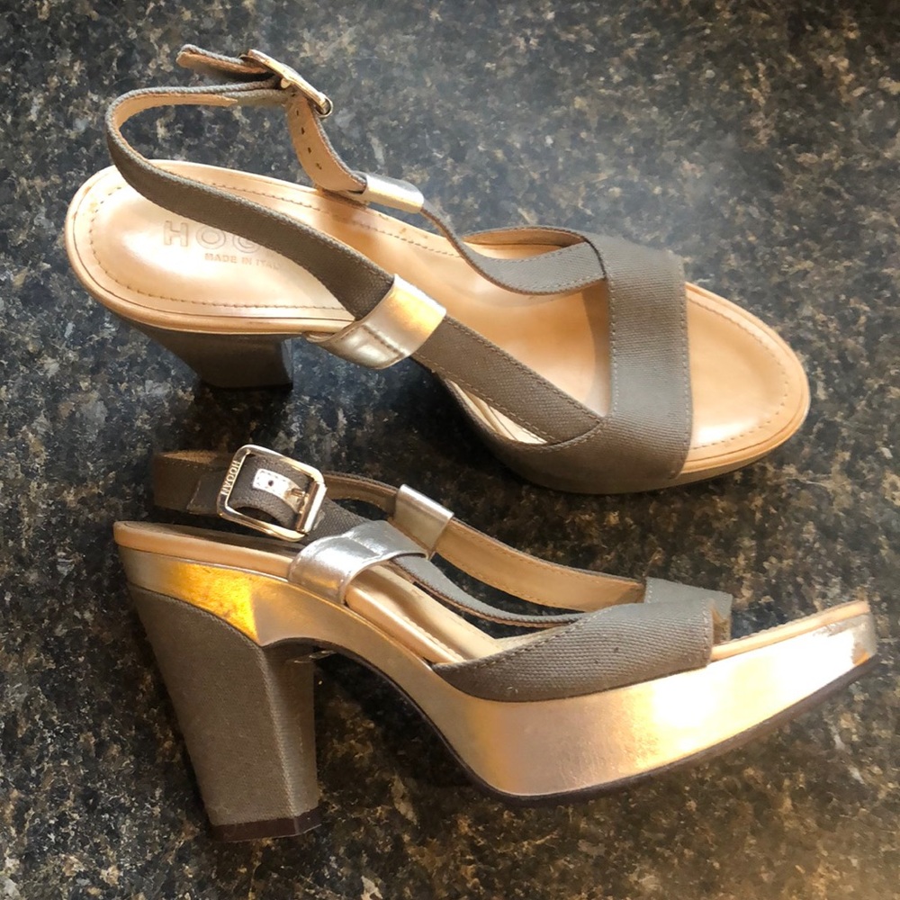 Vintage Hogan Platform Heels
